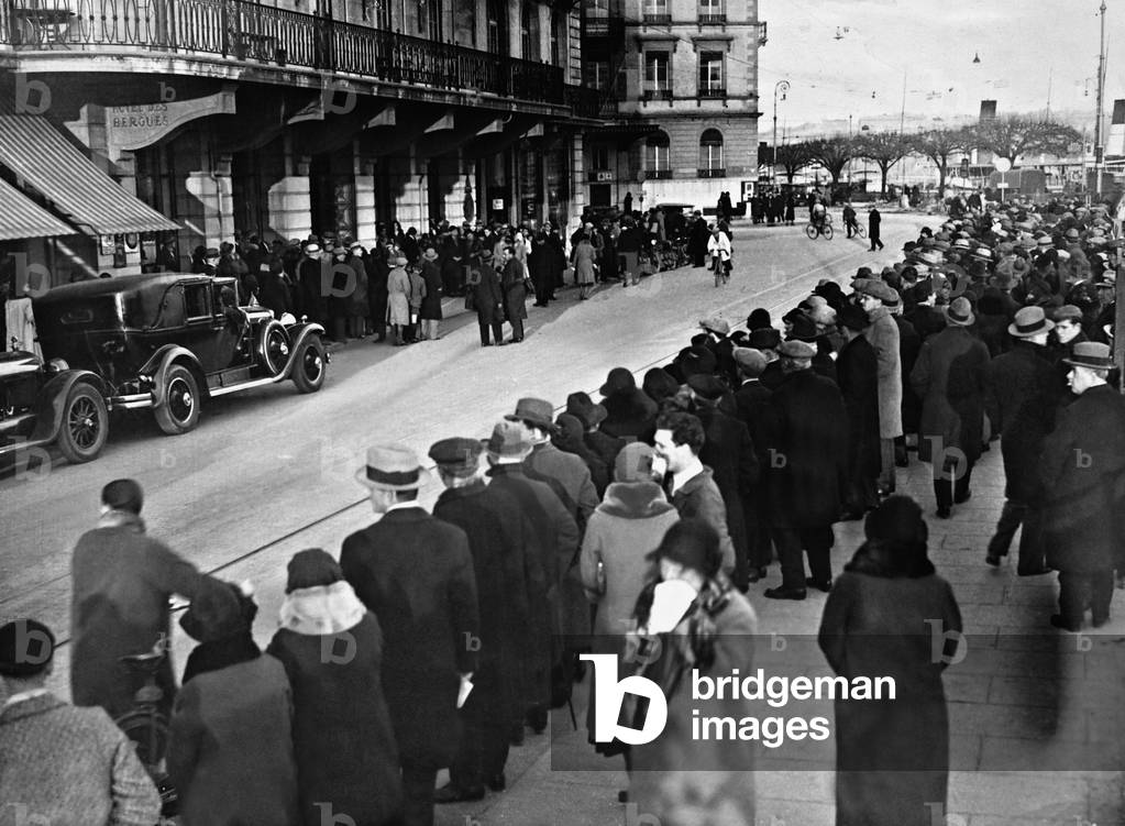 Abrüstungskonferenz in Genf, 1932 (s/w Foto)