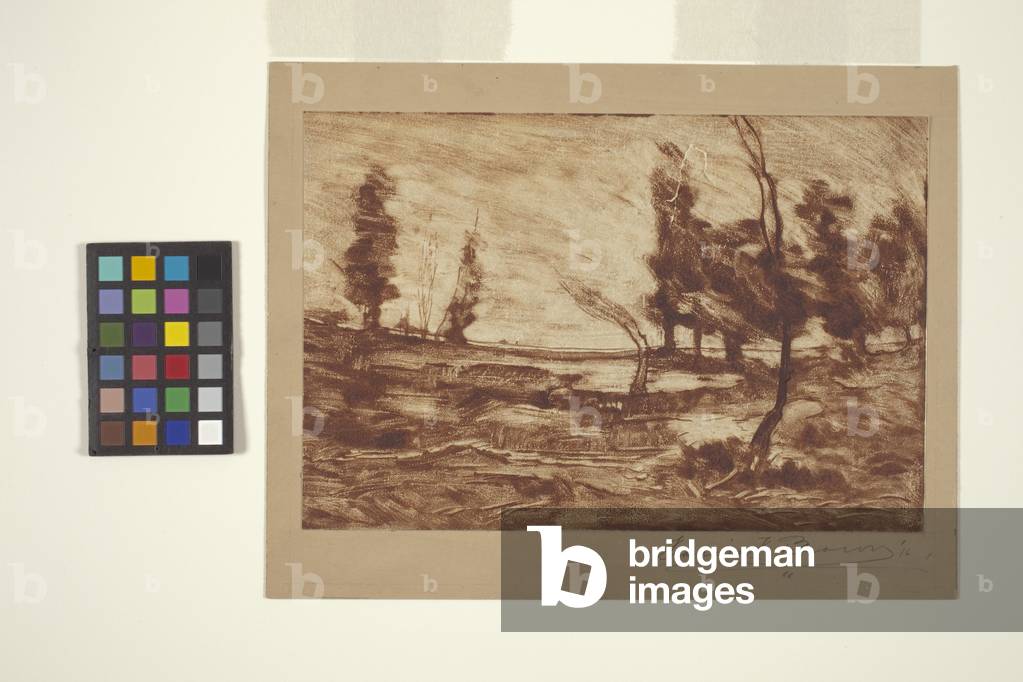 Il pascolo rotto, 1916 (monoprint)