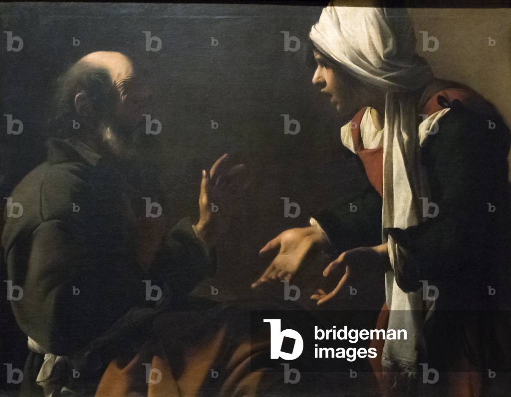 La negazione di San Pietro (olio su tavola)