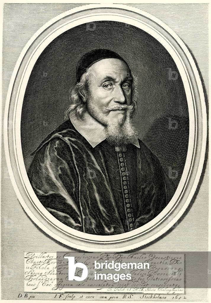 Bild von Fotografie "Graf Axel Oxenstierna", 1884-90 von German School