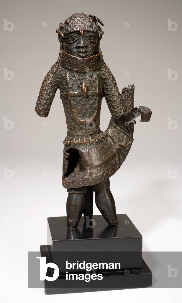 Figur eines Edo-Königs (Oba), um 1625 (Bronze)
