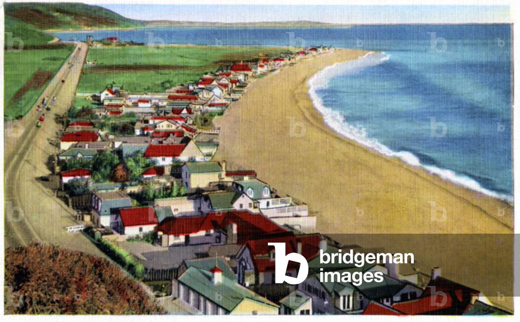 Bild von Druck "Malibu Beach" 1940 von American School
