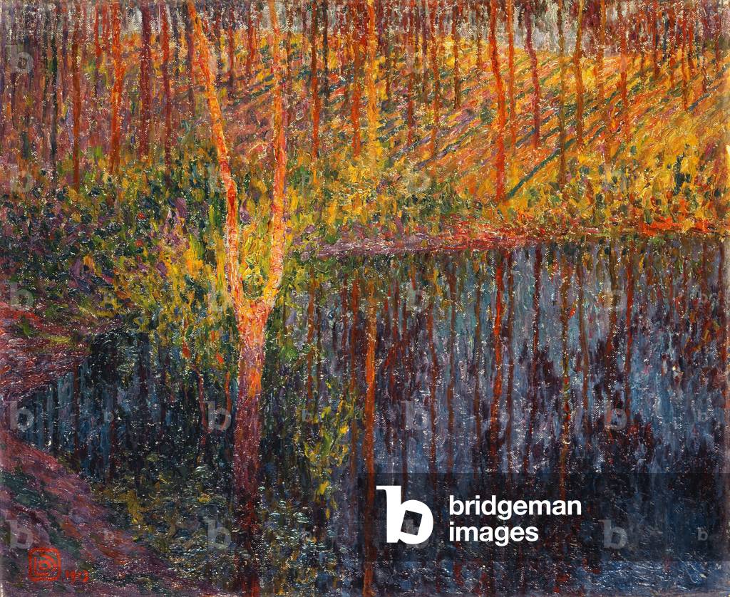 Herbst bei Latem; Automne a Latem - Herfst te Latem, 1913 (öl auf leinwand)