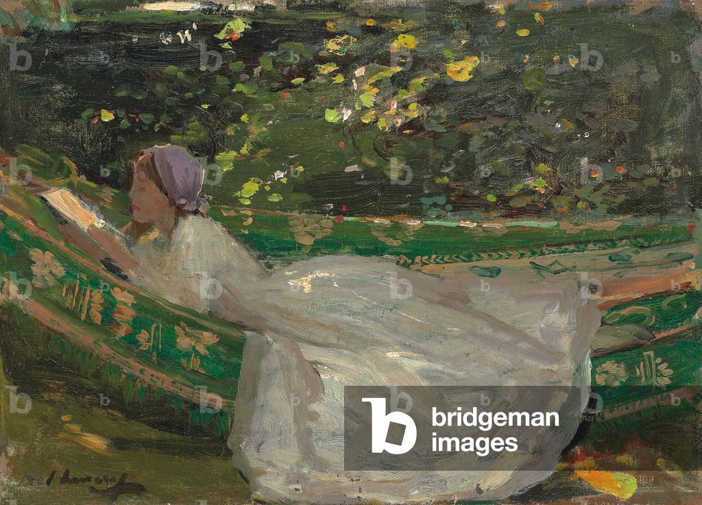 The Green Hammock, c. 1905 (oil on  canvas-board)