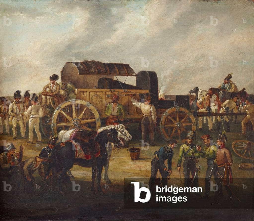 Image of A Field Forge in the Peninsular War by French School