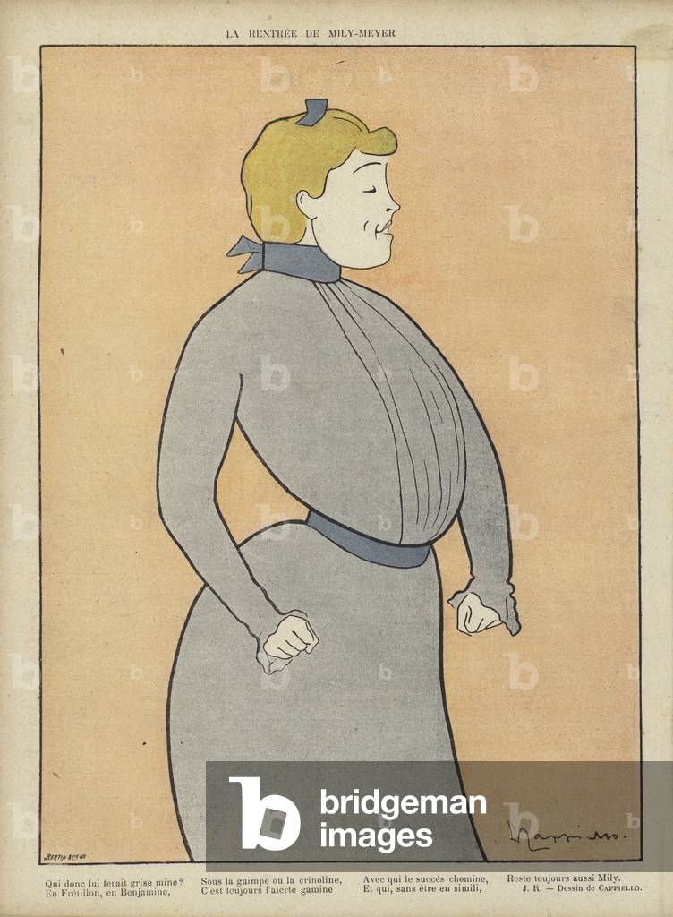 Illustrazione per Le Rire (color lito)