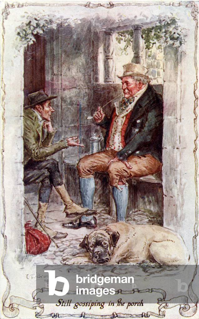 La tenue de Noël au Bracebridge Hall par Charles Edmund Brock