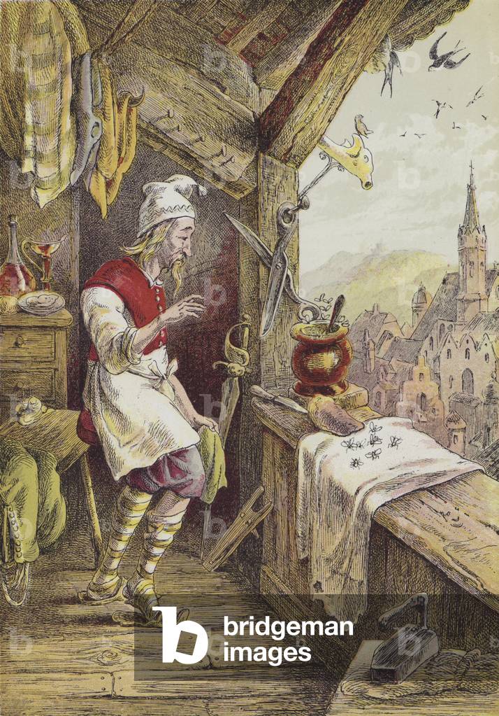 Das tapfere Schneiderlein (Farbe litho)