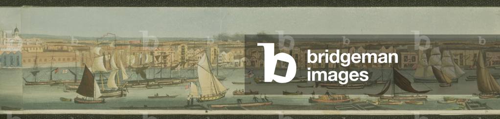 "Panoramablick auf die Themse", 1823 von Robert the Elder Havell