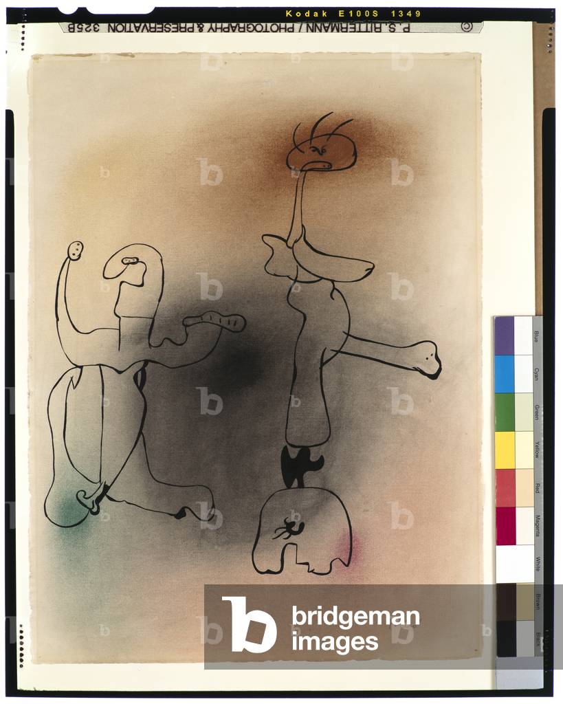 senza titolo marzo 31 1934 (inchiostro & pastello su carta)