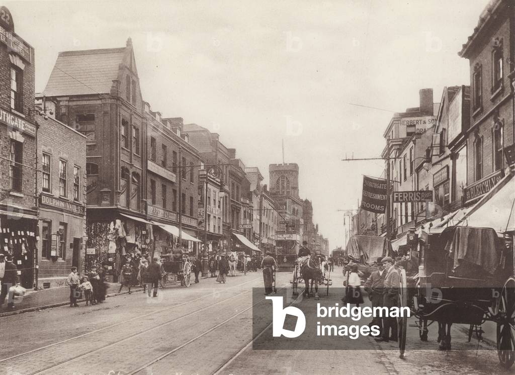 Gloucester: Northgate Street (foto in b/n)