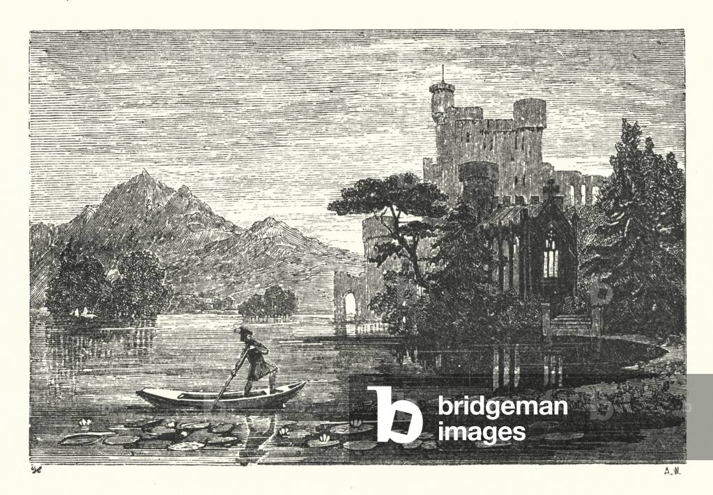 John Keats: Illustration für Calidore, Ein Fragment (Gravur)
