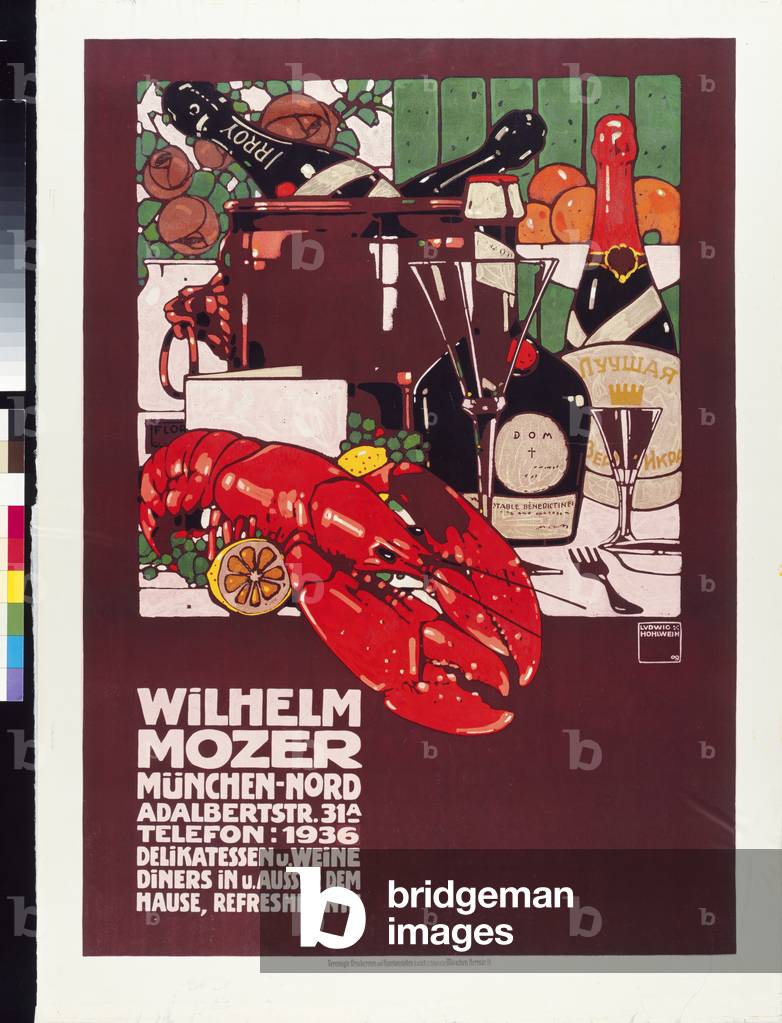 Wilhelm Mozer, 1909 (lithography)