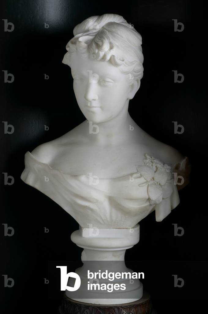 Bust of a Lady (marble) by Unknown Artist