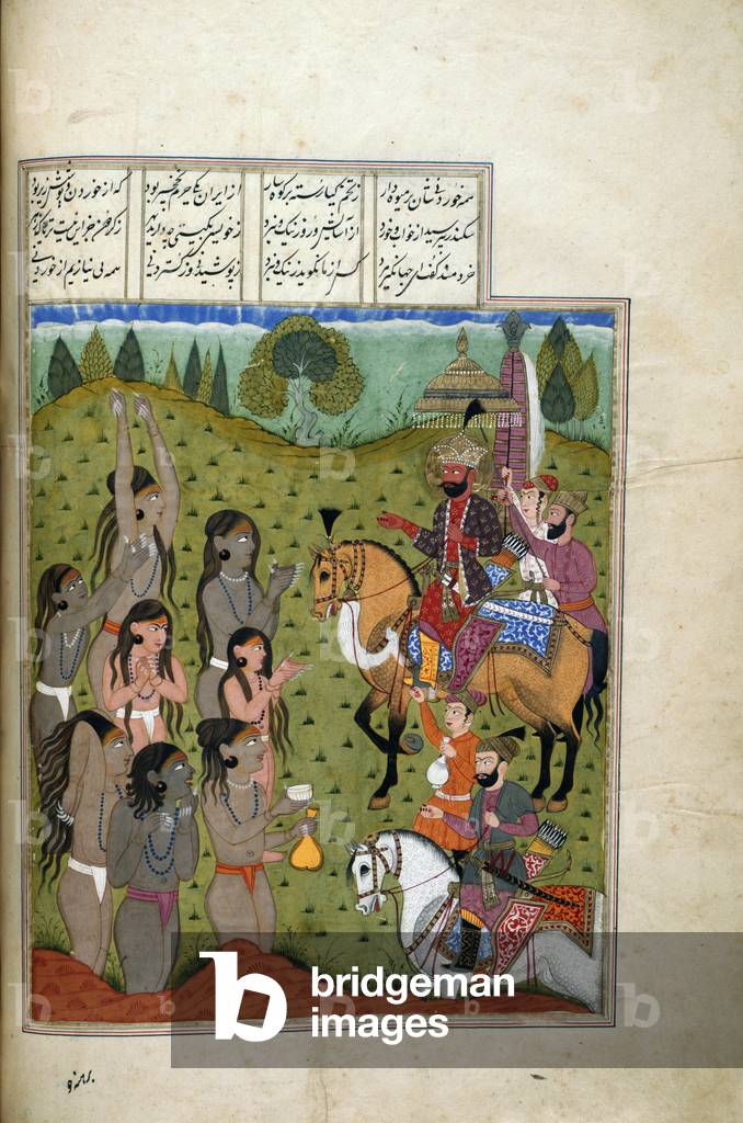 Iskandar treffen die Brahmans