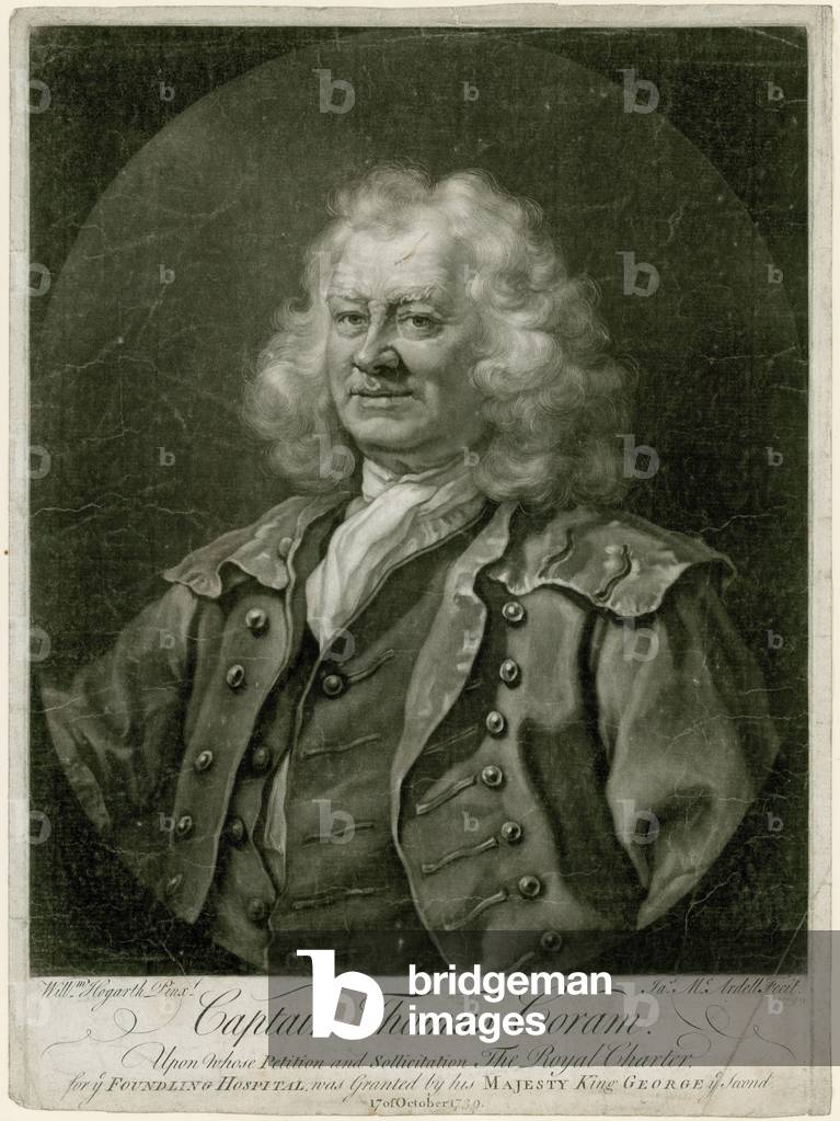 "Kapitän Thomas Coram (Gravur)" von William Hogarth