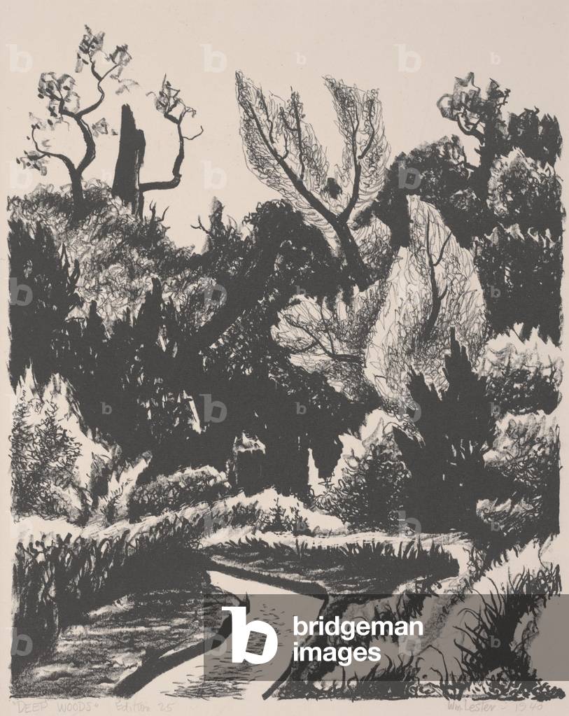 Deep Woods, 1940 (litografia)
