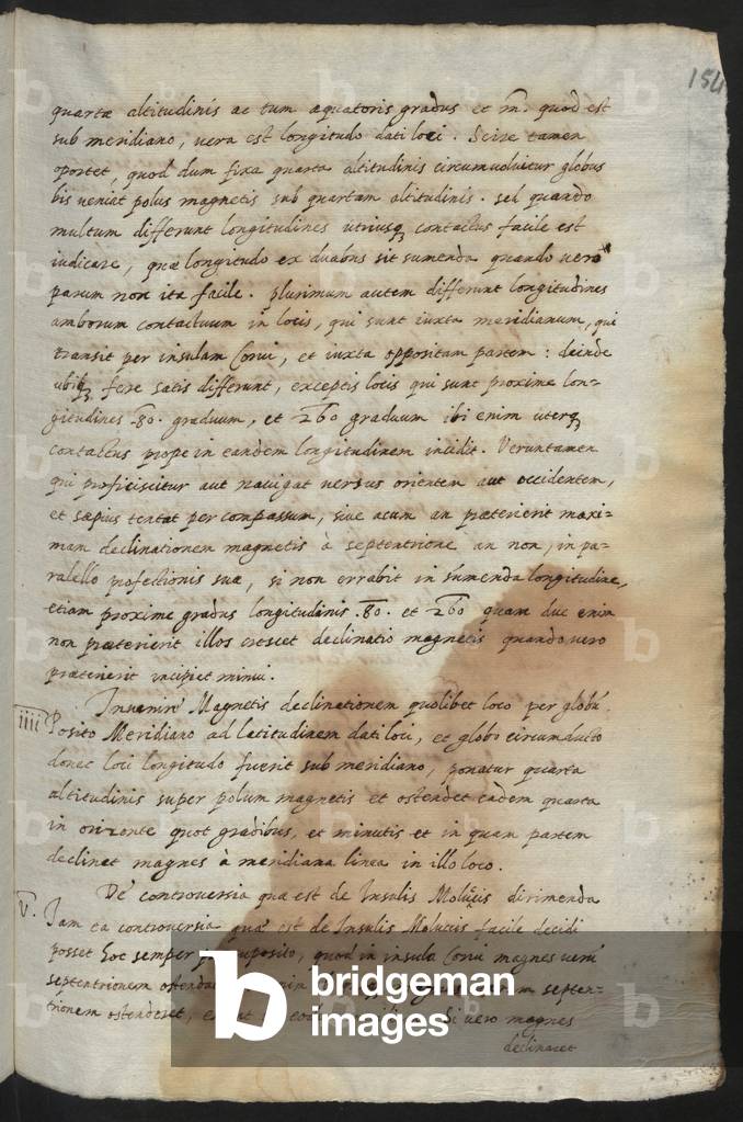 Immagine di Manoscritto "Foglio" di Gerardus Mercator