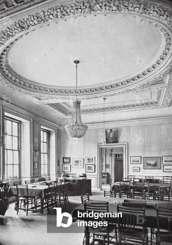 Westminster School, Londra: The Drawing-Room, Biblioteca scolastica, Ashburnham House (foto b/n)