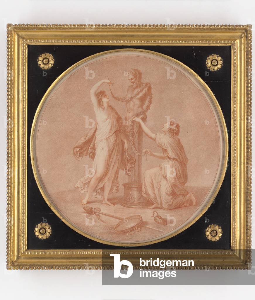 Un sacrificio a pan, stampa fatta da William Wynne Ryland, 1776 (incisione)