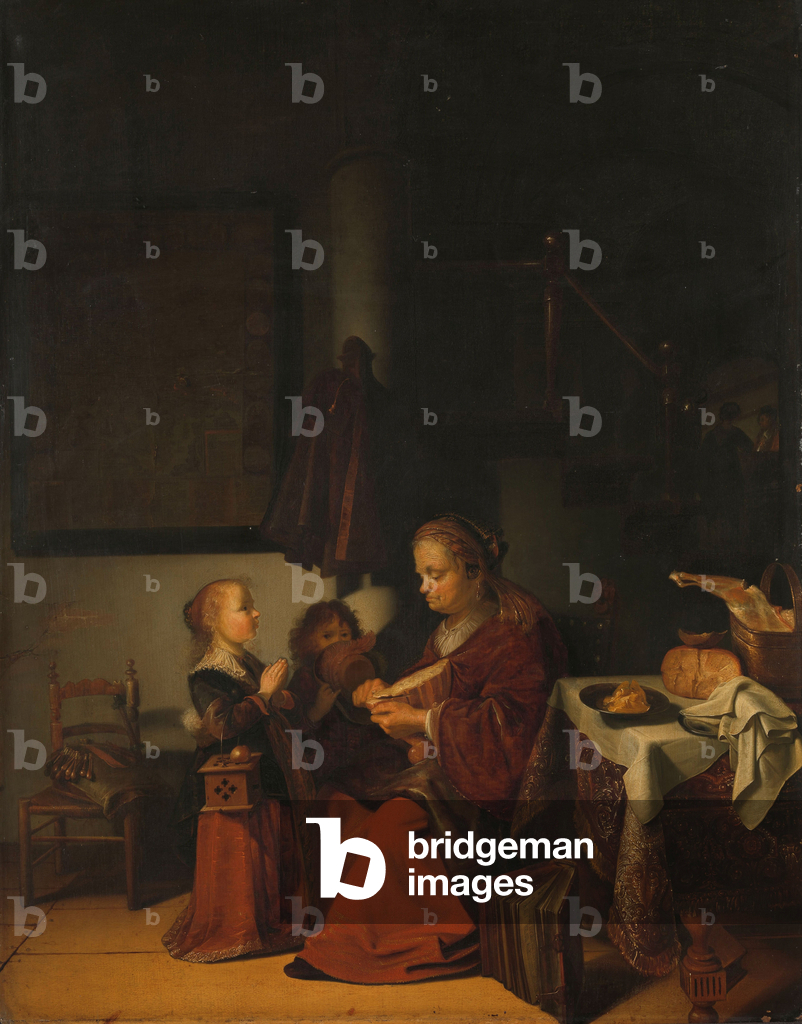 Image of Painting depicting Breakfast 1640 by Karel Slabbaert