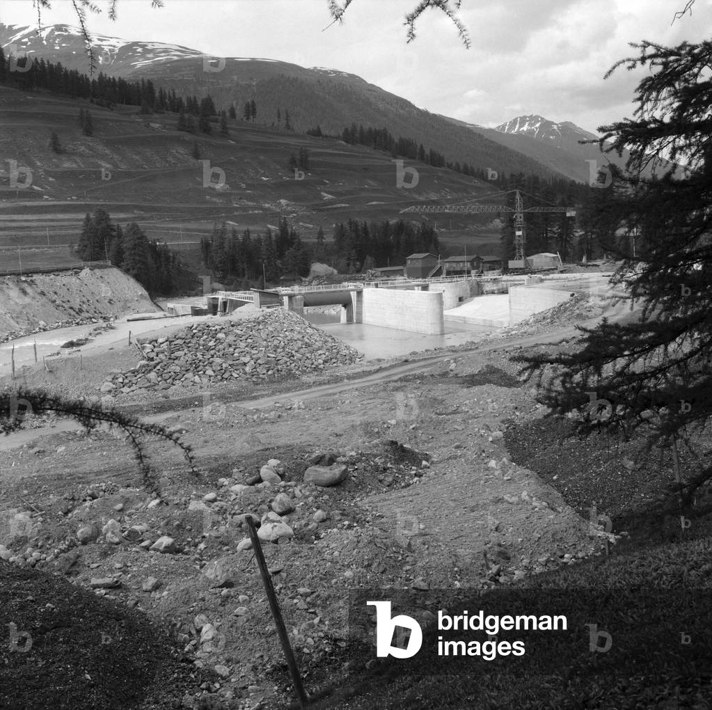 Image of The construction site of the power plant stage SchanfPradella of
