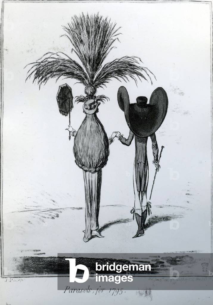 Parasols, for 1795,  (etching)