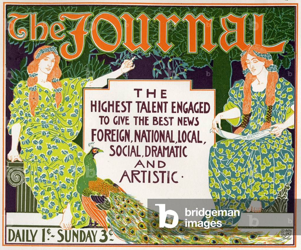 Immagine di Manifesto "The Journal" 1896 di Louis John Rhead