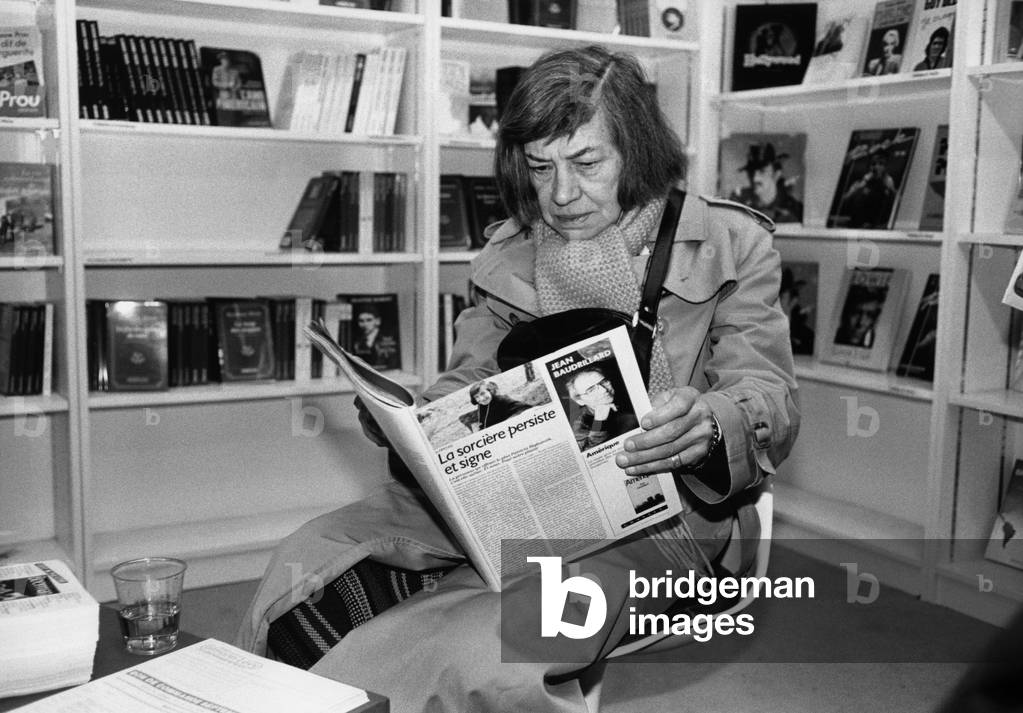 Immagine di Fotografia "Patricia Highsmith" di Louis Monier, b/w