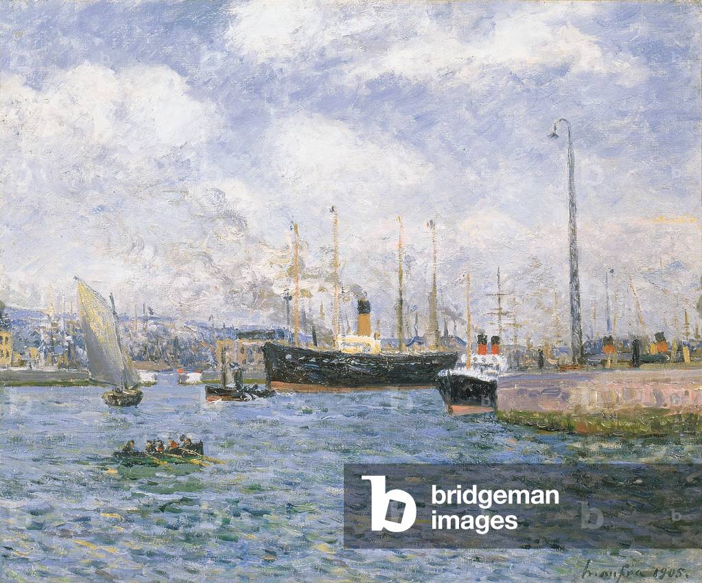 Partenza da Havre, 1905 (olio su tela)