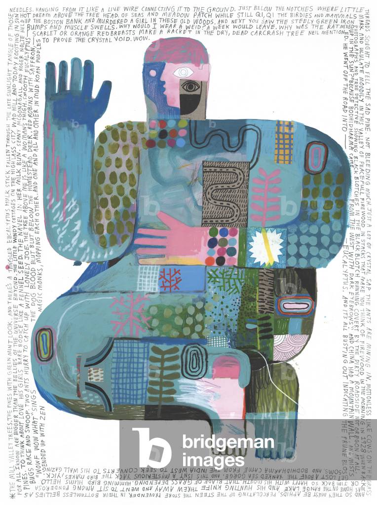 Immagine di Dipinto "Sounds Of The Universe" 2023 di David Shillinglaw