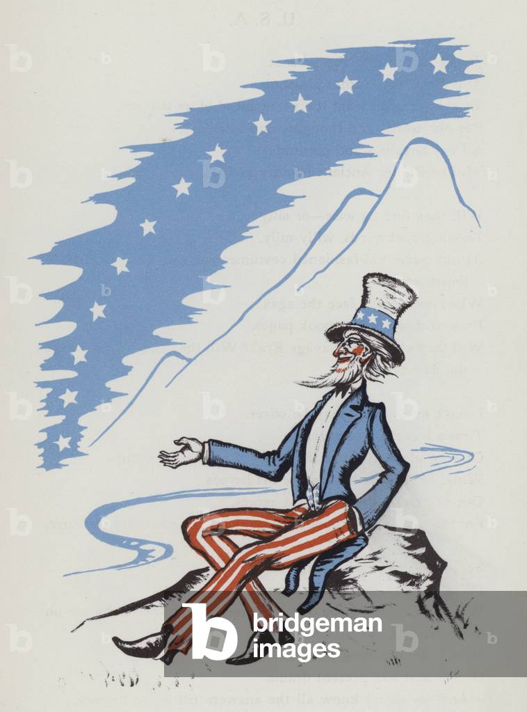 Oncle Sam (couleur litho) par Charles Child