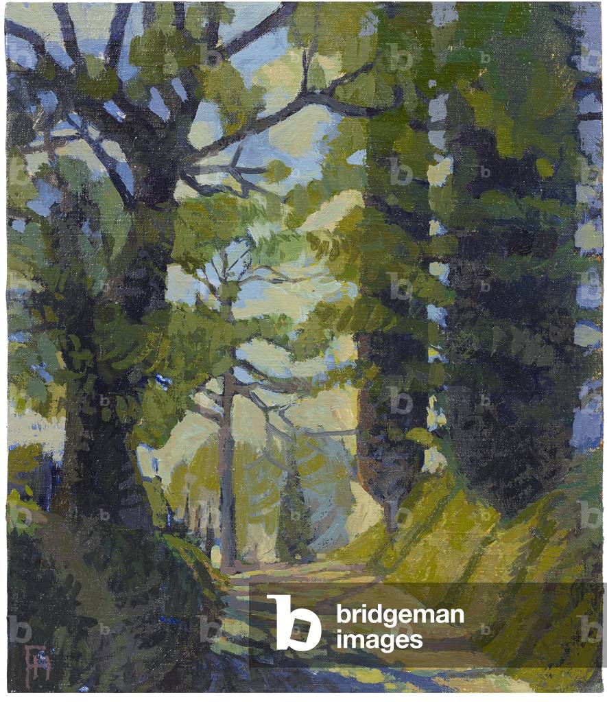 Fuori Villa Fornari, 2015 (olio su lino)