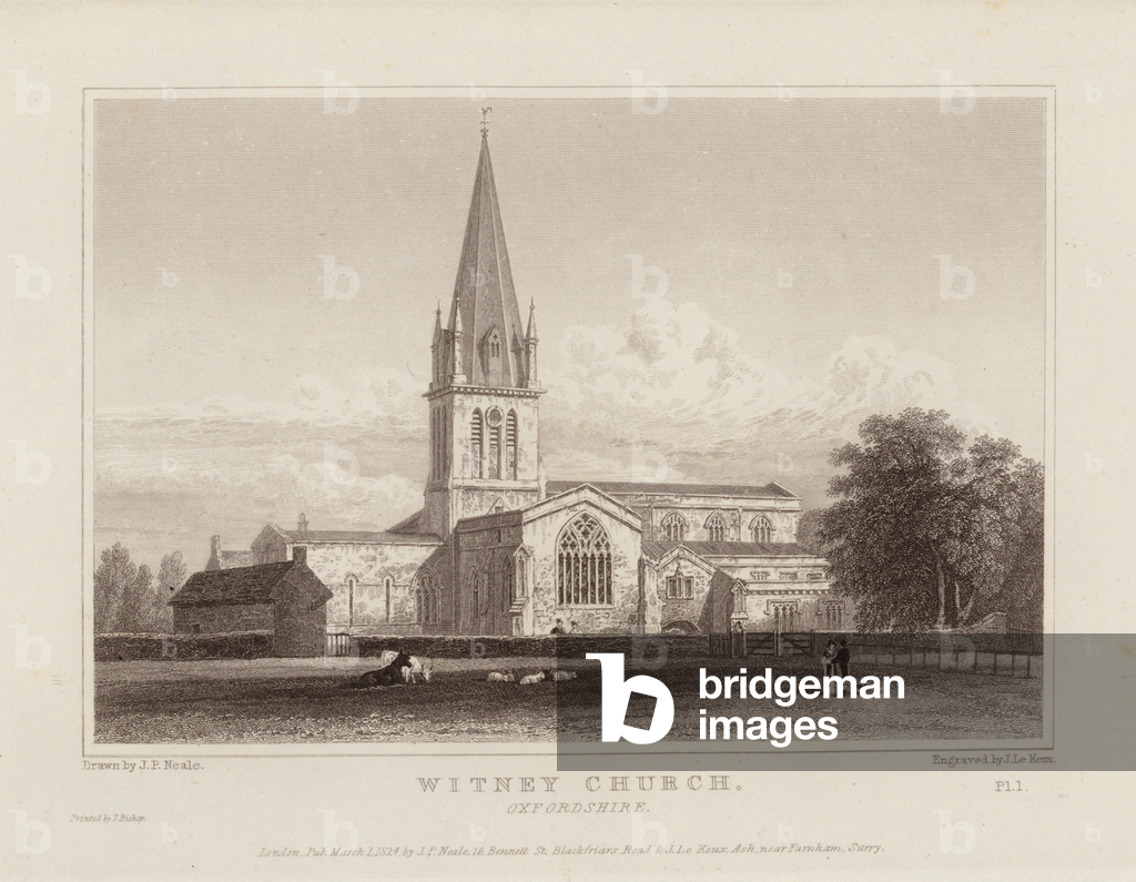 image-of-witney-church-oxfordshire-engraving-by-neale-j-p-1771-80