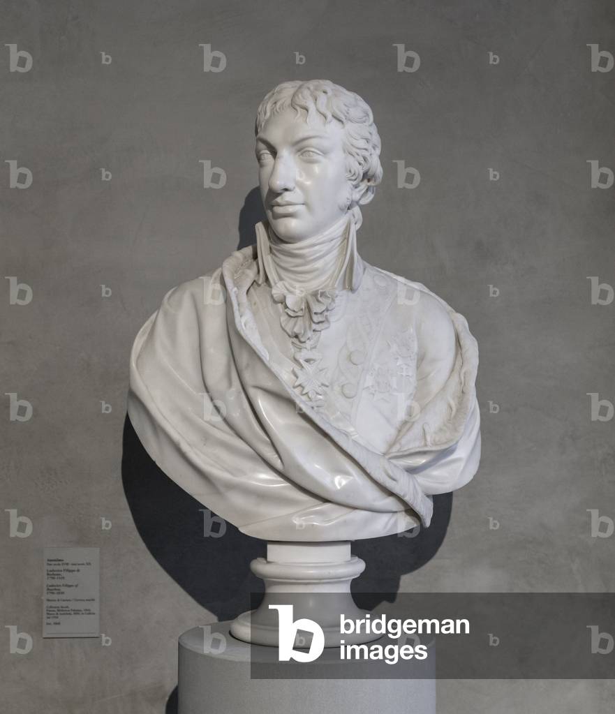 Image of Sculpture depicting Ludovico Filippo of Bourbon 1790 by Unknown artist