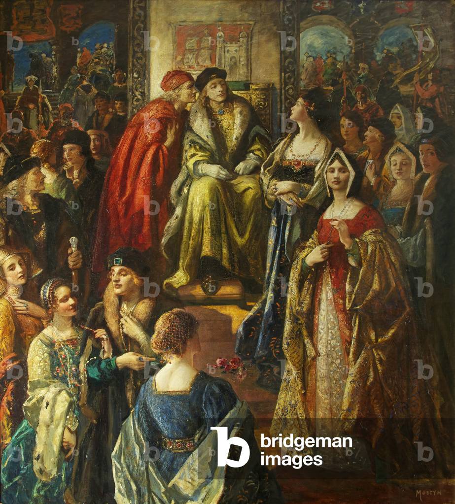 Re Enrico VII multa i Cittadini di Bristol perché le loro mogli erano così finemente vestite, 1490, c.1919-20 