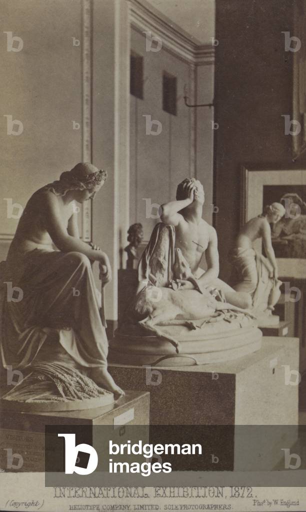 Image of Photography depicting Statues on display at the International Exhibition by William England