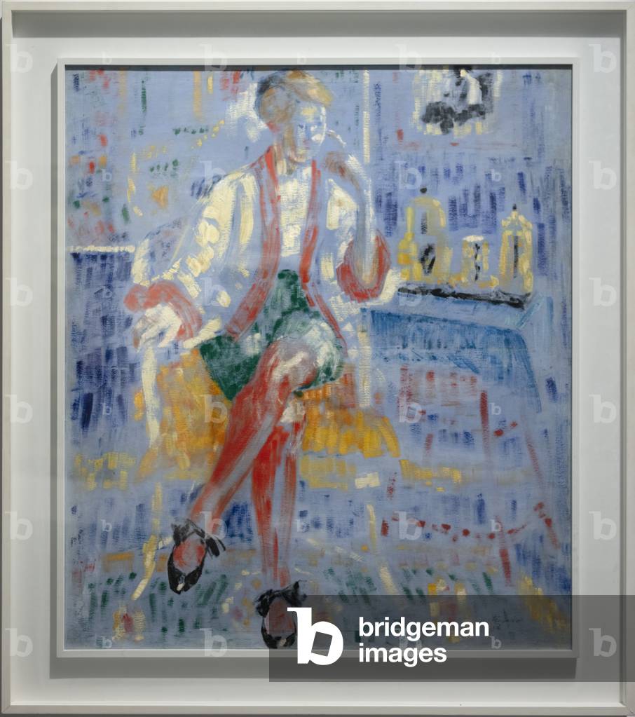 Personaggio nell'interno, 1916 (pittura)