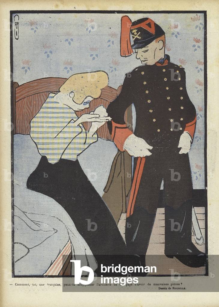 "Illustrazione per Le Rire (color lito)" di Auguste Roubille