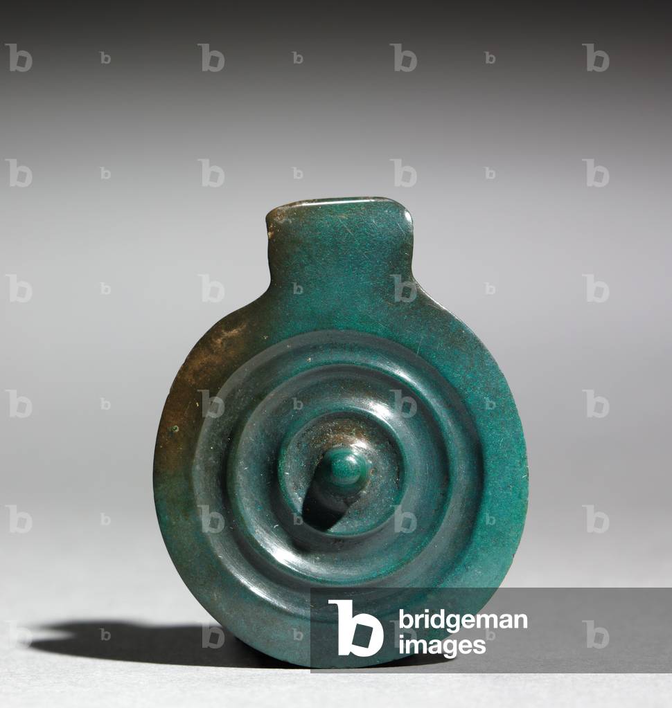 Elementi da una collana, c.1400-1300 a.C. (bronzo, fusione)