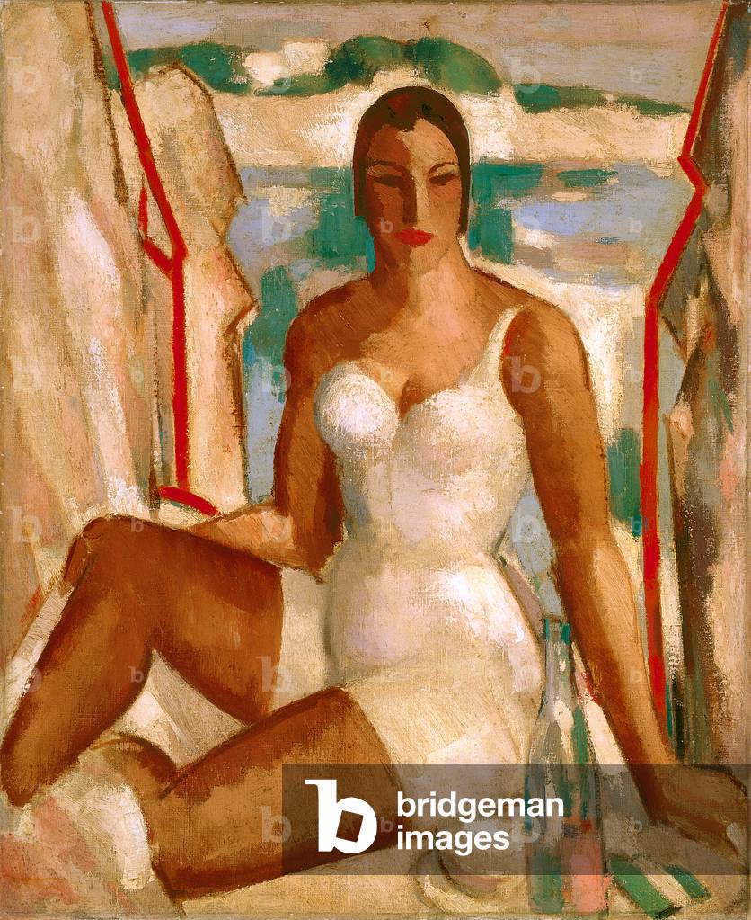 Immagine di Dipinto "Megevian" 1931 di John Duncan Fergusson
