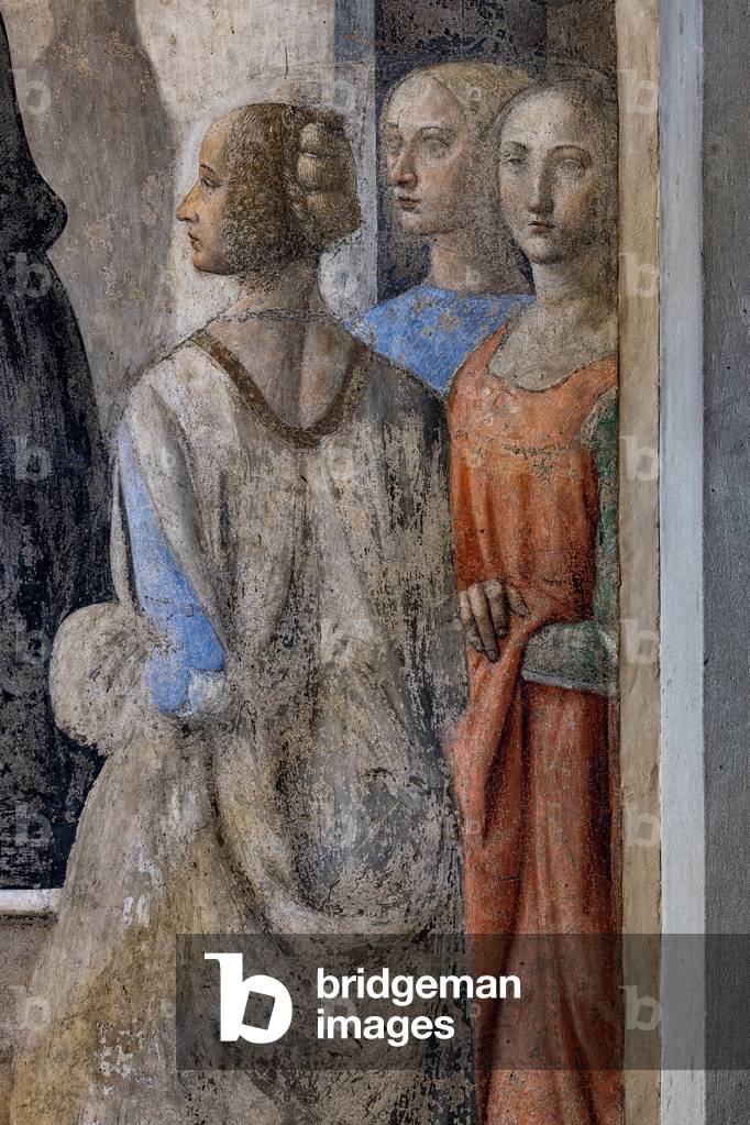 Immagine di Affresco "Miracolo del Sacramento: dettaglio con alcune figure femminili (affresco)" di Cosimo Ros