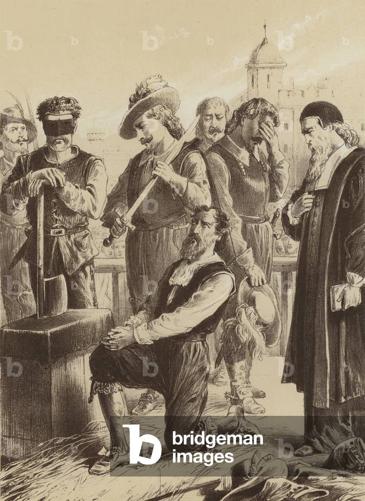 William Visconte Stafford, “Si inginocchiò davanti al blocco” (lito)