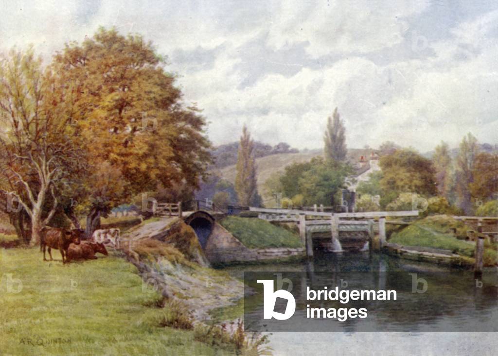 Verrou Mapledurham (coloris litho)