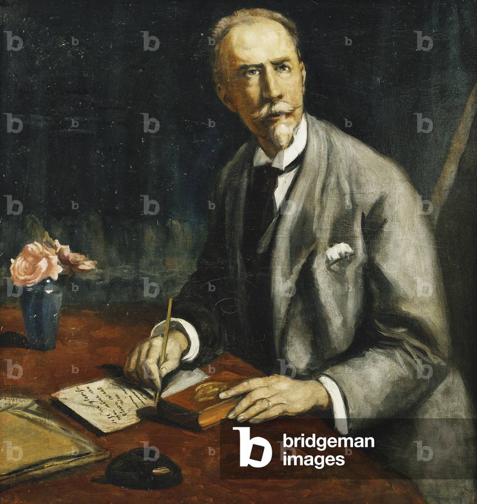 Ritratto di Emile Bauman; Ritratto d'Emile Bauman, 1927 (olio su tela)