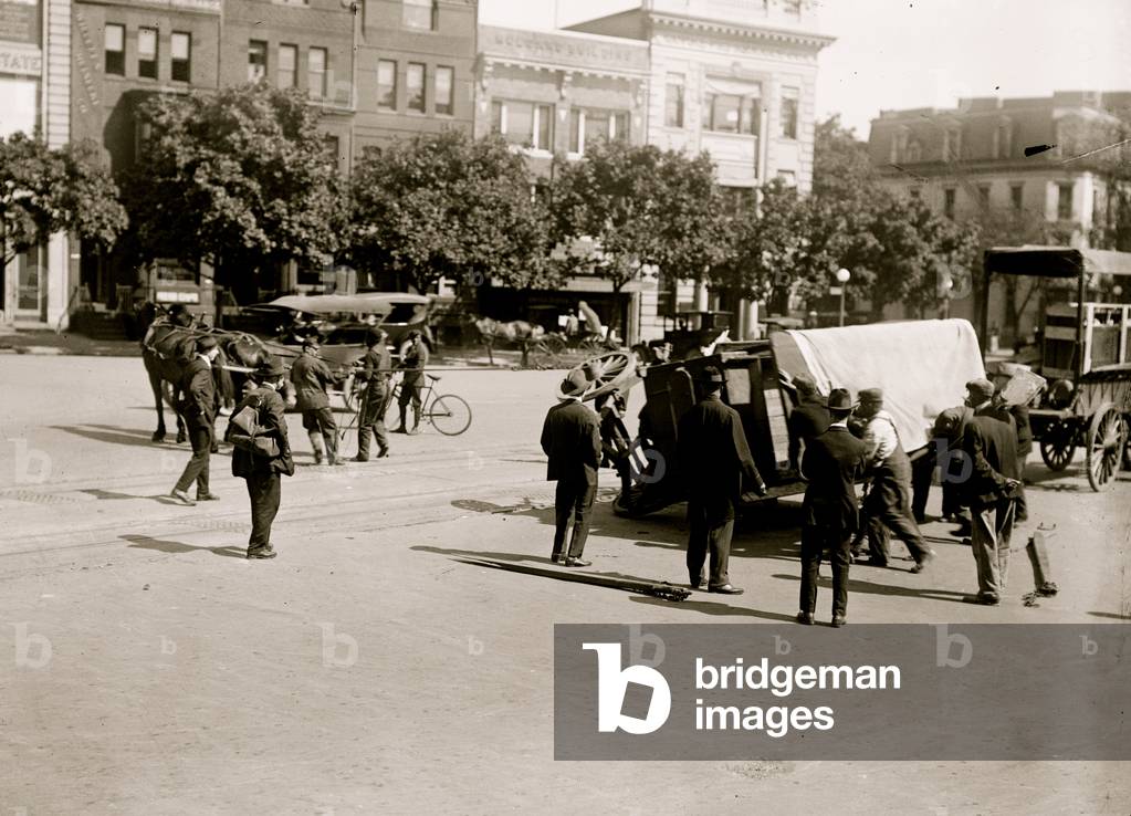 Verkehrsunfall 1917 (Foto)