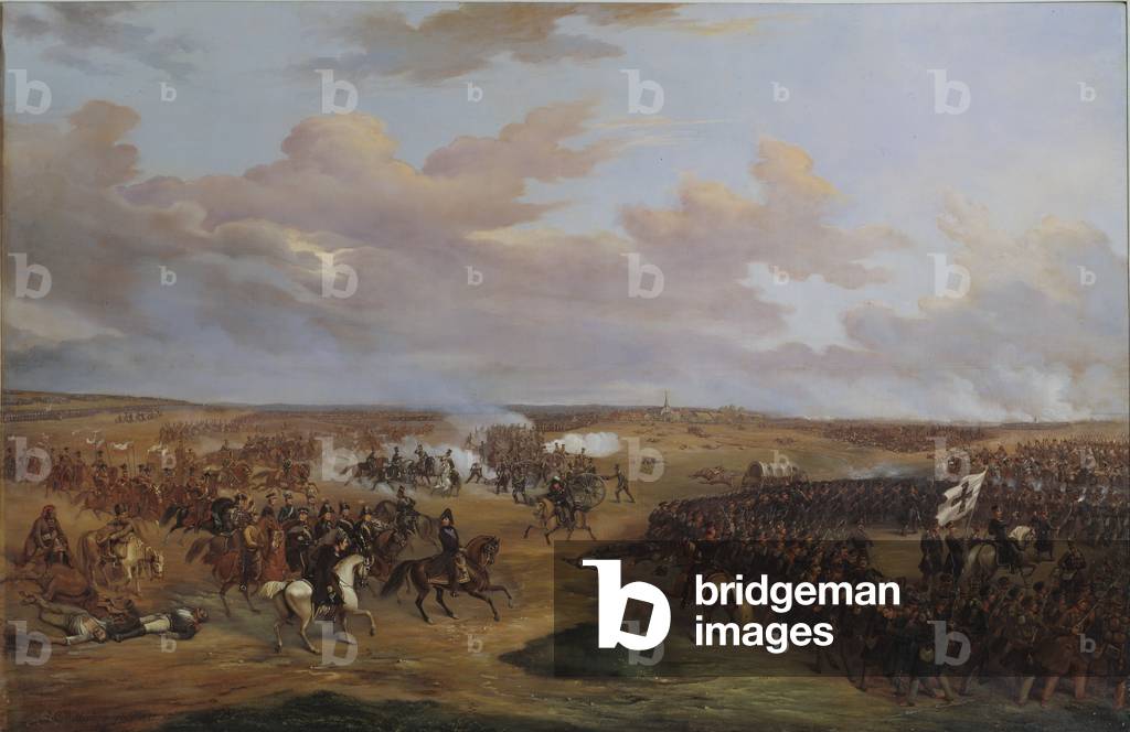 Image de Peinture représentant La bataille de Dennewitz 1813 par Alexander Wetterling