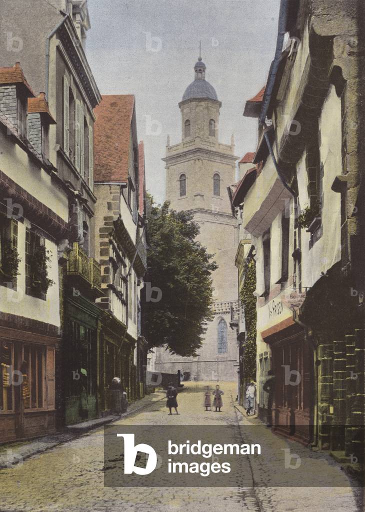 Auray, Rue Du Loch (foto a colori)