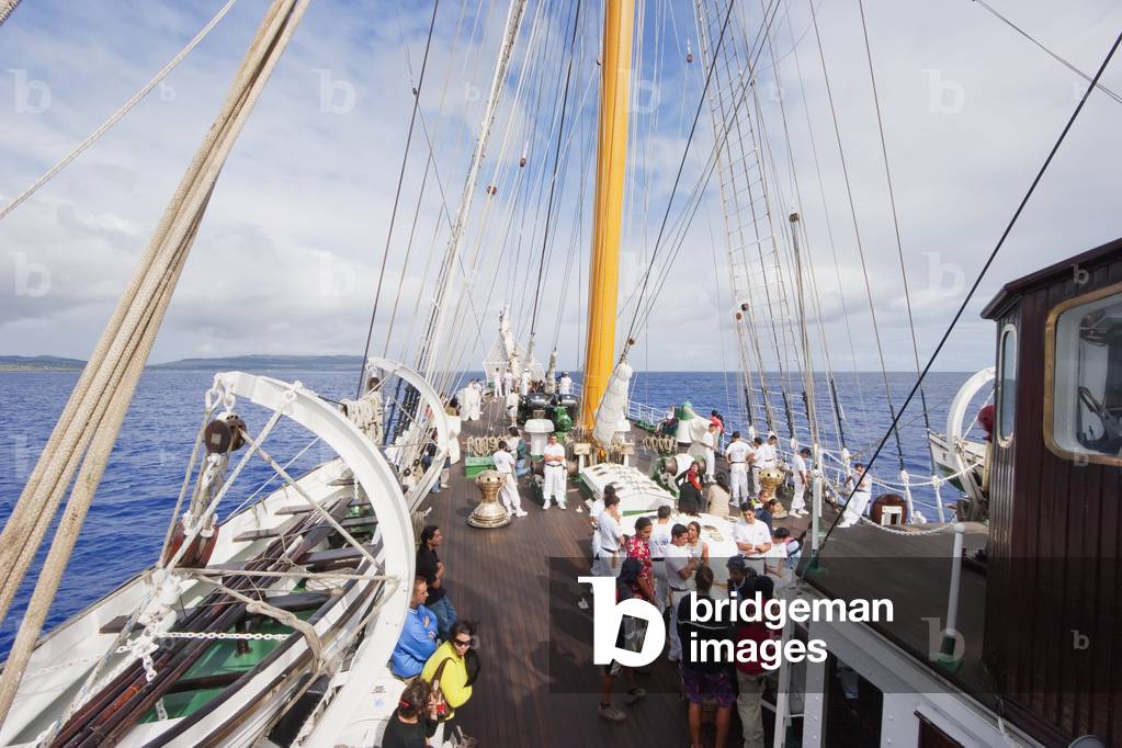 Immagine di Fotografia "A bordo del barquentino a quattro alberi"