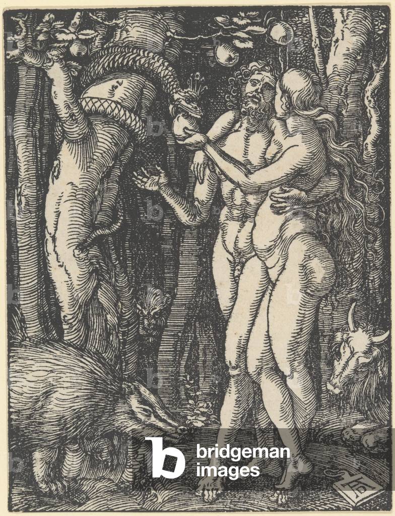 La caduta dell'uomo, da «La piccola passione», 1510 circa (xilografia)